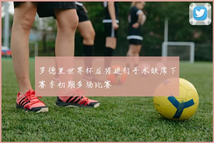 罗德里世界杯后将进行手术缺席下赛季初期多场比赛
